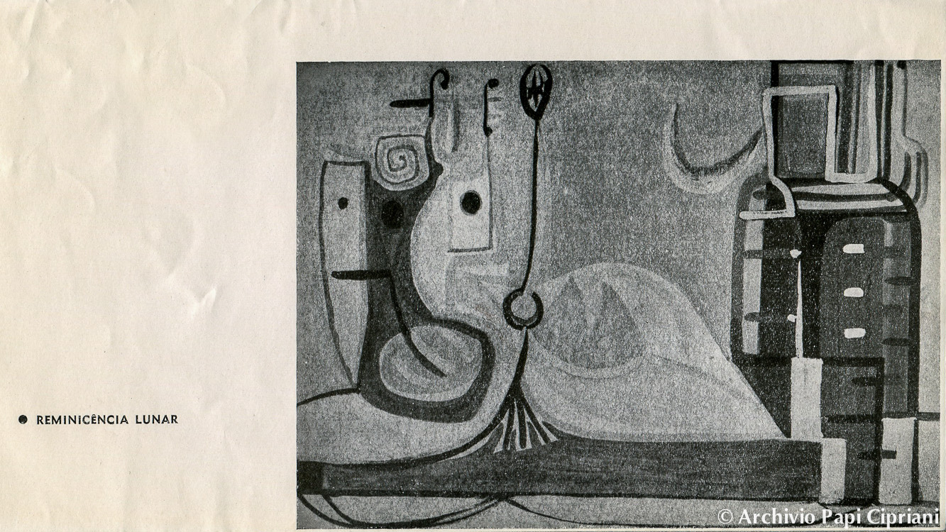 Opera d'arte abstracta in tonalità di grigio che rappresenta forme sinuose e un immaginario lunare.